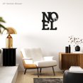 thumbnail image 2 of Iconic Christmas Themed Noel Stacked Word Art Laser Cut Solid Steel Decorative Home Accent Wall Sign Hanging, 2 of 6