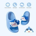 thumbnail image 2 of Drecage Toddler Boys Girls Cartoon Slides Sandals Lightweight Beach Pool Sandals Little Kids, 2 of 7