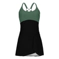 thumbnail image 5 of HAPIMO Women's One Piece Swimsuit with Detachable Tie Wrap Skirt Modest Beach Swim Suits 2026 Summer Slim Fit Bathing Suits for Pool Vacation Army Green XXL, 5 of 9