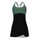 thumbnail image 5 of TaTaai Women‘s V Neck Two Piece Swim Dress Set Ruched Tank Top High Waisted Flared Swim Skirt Built-in Bottoms Removable Soft Bra No Underwire Adjustable Strap Gift, 5 of 9