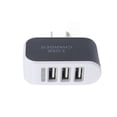 thumbnail image 2 of facefd Universal Candy Color 3 USB Wall power adapter Multi-Port Wall Charger US Plug Wall Adapter Cube Block AC 110-220V 5V, 2 of 10