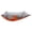 Orange, variant on Pop Up Camping Hammock with Automatic Mosquito Net, Robust 2-Person Parachute Nylon Tree Bed, Sturdy Resilient Flexible Pole Canopy Swing, Floral Pattern, 660 lbs