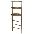 thumbnail image 2 of Tri-Level Metal Plant Stand Potted Plants Holder for Indoor Outdoor Garden Display Rack - Gold, 2 of 5