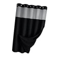 thumbnail image 4 of Cortina de ducha resistente y multifuncional, accesorio de baño para hotel, poliéster. Negro, 4 of 9
