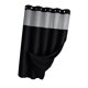 thumbnail image 4 of Cortina de ducha, accesorio versátil para baño, forro de hotel, lavable. Negro, 4 of 8