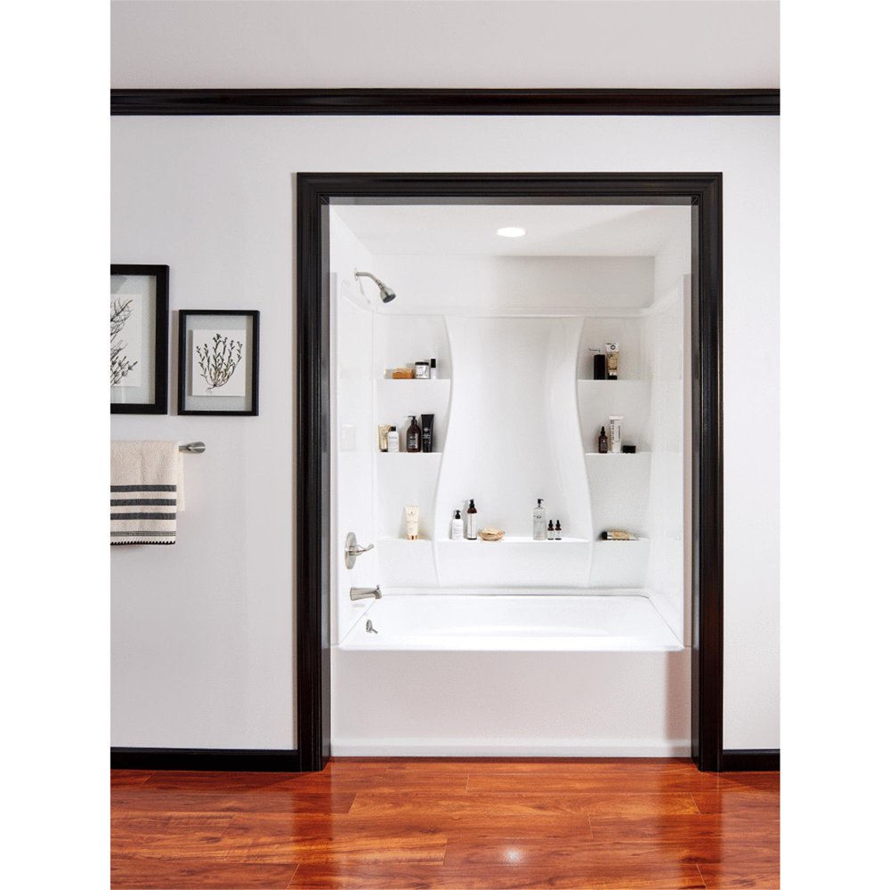 DELTA Classic 400 Series 40034R Shower Bathtub, 70 gal Capacity