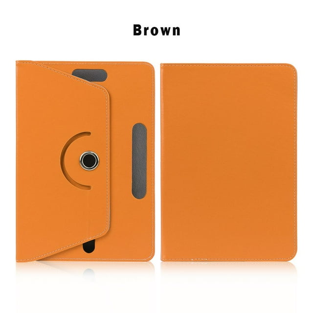 Étui de Protection à Motif pour Tablette, Étui Universel en Cuir PU pour Samsung Galaxy Tab 7 8 9 10.1 Pouces Tablette Android PC Brun Universel 9 Pouces