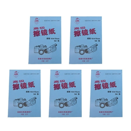 

TOYMYTOY 250 Sheets Lens Cleaning Paper Tissue Special Microscope Cleaning Paper