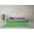thumbnail image 3 of Ahgly Company Indoor Rectangle Oriental Emerald Green Modern Area Rugs, 6' x 9', 3 of 4
