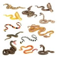 thumbnail image 2 of 12x Wildlife Snake Figurine Model Toys, Animal Figure Educational Toys for Kids Gift, 2 of 6