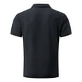 thumbnail image 4 of Polo Shirts For Men Work Shirts Performance Short Sleeve Shirts Athletic Golf Shirt Collared T-Shirt Gray XXL, 4 of 5