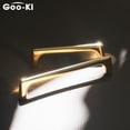 thumbnail image 4 of Goo-Ki 12 Pack 5''(128mm) Hole Center Polished Gold Cabinet Pulls, Zinc Alloy Minimalist Style Cabinet Handles for Drawer,Dresser,Cupboard Wardrobe Cabinet, 4 of 8