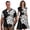 Polynesian Black, variant on Yuyamidu His and Hers Matching Outfits Polynesian Dress for Women Midi Dresses Hibiscus Shirt for Men Beach Shirts Button Down Short Sleeve Shirt Ruffle Sleeve Tiered Dress with Pocket, Size 2XS