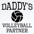thumbnail image 2 of CafePress - Daddys Volleyball Partner Body Suit - Baby Light Bodysuit, Size Newborn - 24 Months, 2 of 4
