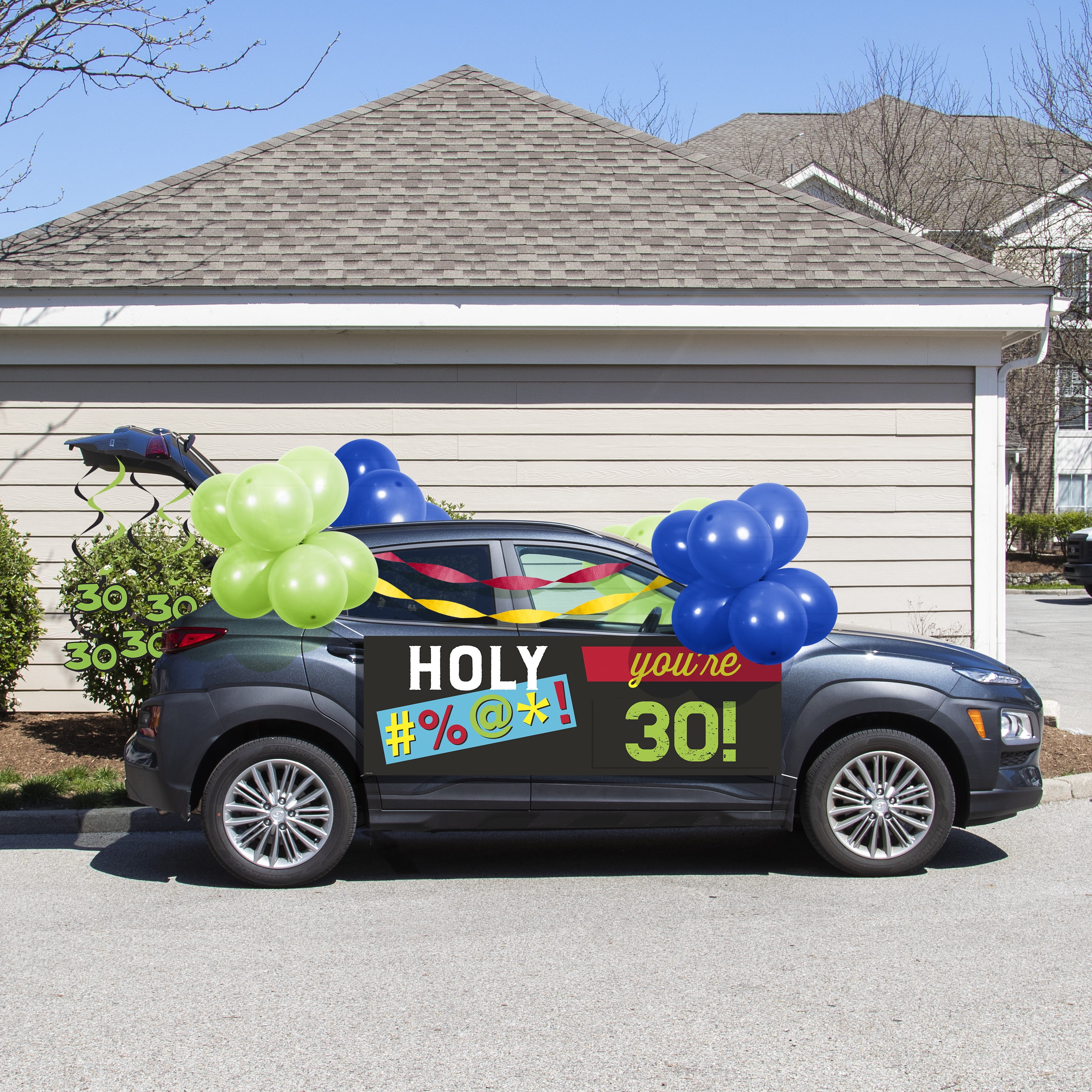 Age Humor 30th Birthday Parade Car Decorations Kit ...