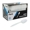 thumbnail image 1 of Cucharitas desechables de plástico PAMI de peso medio [paquete de 400], 1 of 6