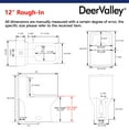 thumbnail image 5 of Ace One-Piece 0.8/1.28 GPF Dual-Flush Rectangular Floor Mounted Toilet in White (Seat Included), 5 of 15