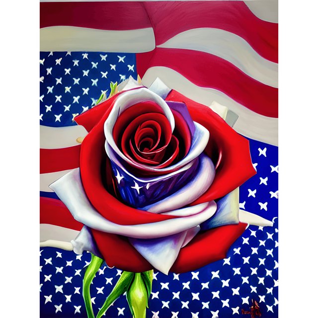 Diamond Painting 5D DIY completo taladro redondo Rose Kit decoración del hogar (sz4102) FLhrweasw Nuevo