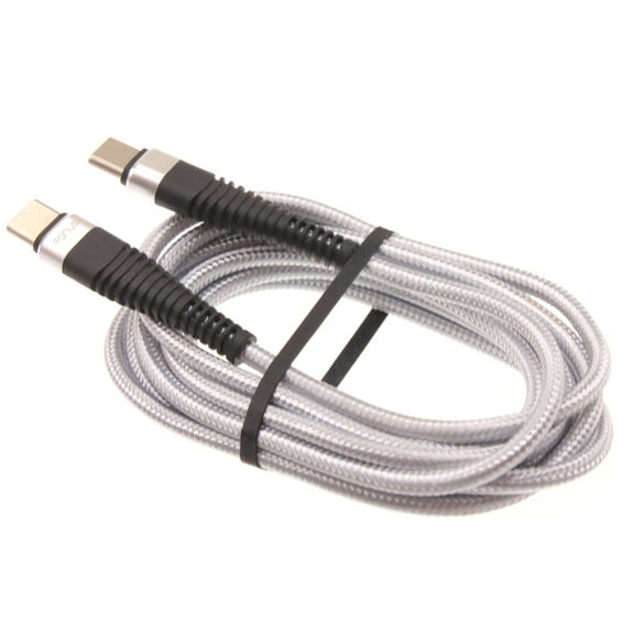 Type-C to USB-C 6ft PD Cable for Motorola Moto G Pure/Power (2022)/5G Phones- Charger Cord Power Wire Sync N4J