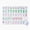 D, variant on 4 Layer American Mahjong Set with 160 Engraved Acrylic Tiles,Bag,Dice (Q)