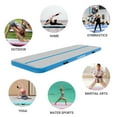 thumbnail image 2 of ChampionPlus 8in 20' x 6.6' Blue Exercise Mat with Electric Air Pump, Repair Kit, Carry Bag, 2 of 8