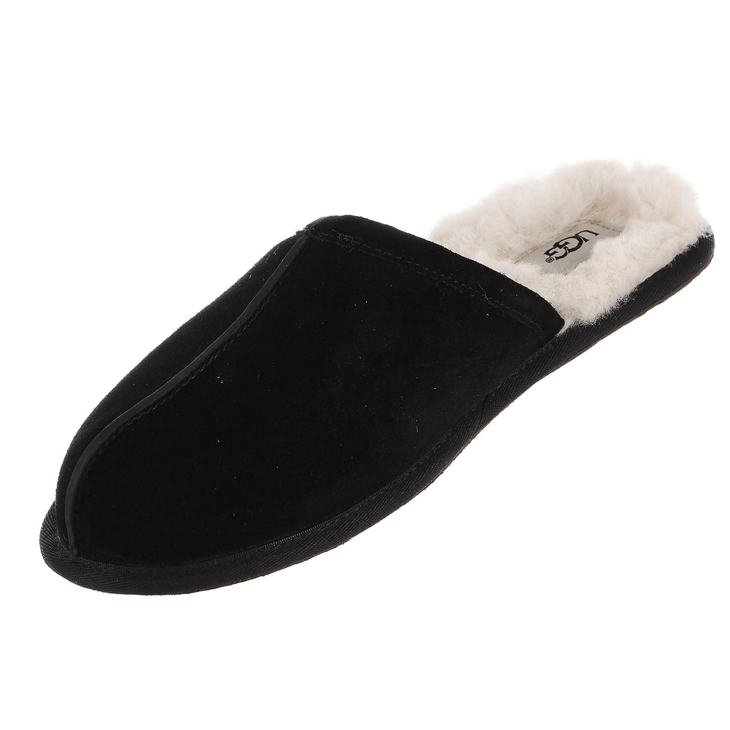 UGG Scuff Slipper Black Suede Slip-On Shearling Mule UGG Men main image 3