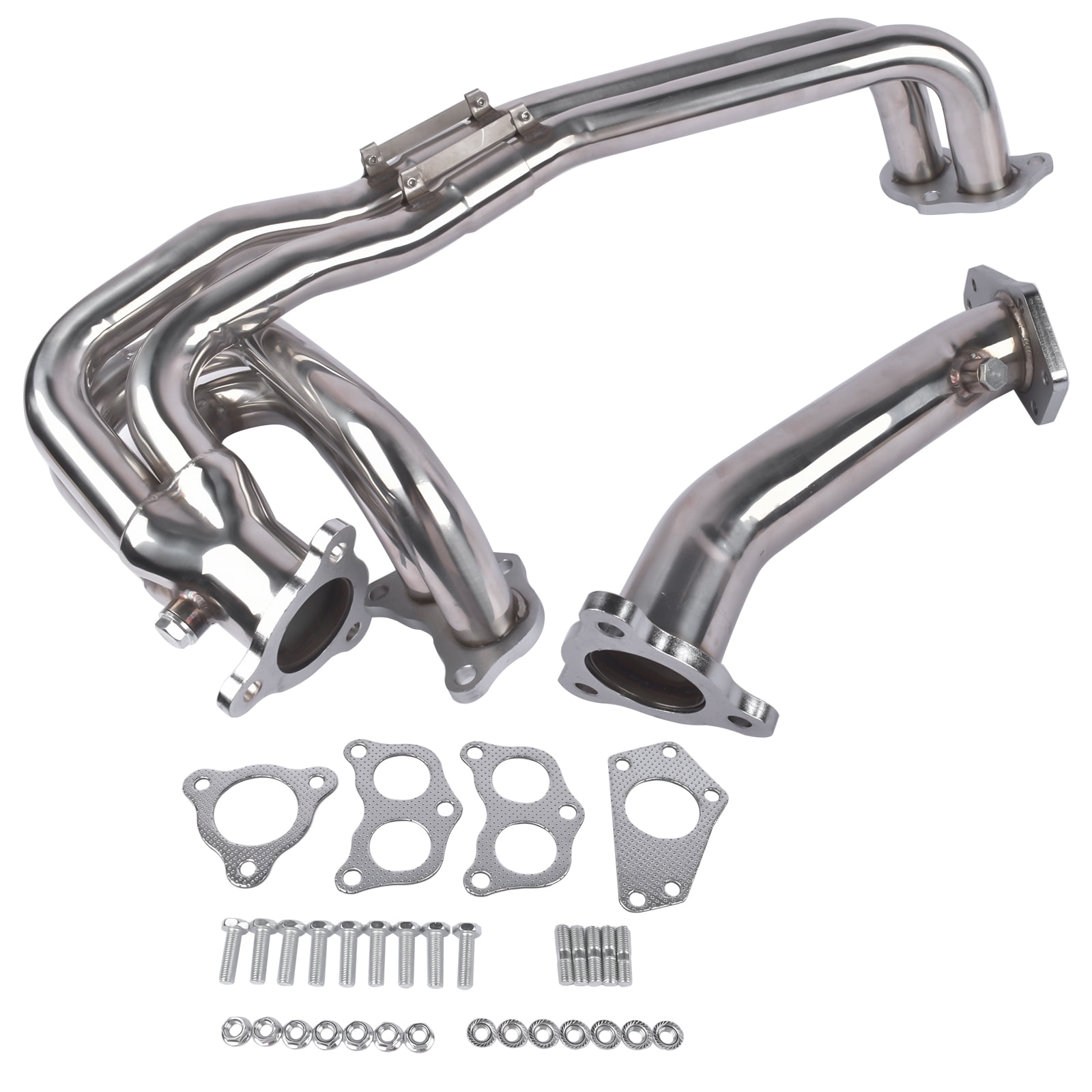 Mustrod Stainless Steel Exhaust Manifold Header for 2002-2006 Subaru Impreza WRX / STI EJ205 EJ255