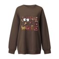 thumbnail image 3 of Chemise à Manches Longues Imprimée à la Mode pour Femmes, Col Rond, Sweat à Capuche, 3 of 3