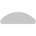 thumbnail image 5 of Ekena Millwork 70"W x 24-3/8"H x 2-3/4"P Segment Arch 4 Spoke Architectural Grade PVC Combination Pediment, 5 of 7