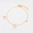 thumbnail image 3 of Pulsera Esclava Dama Dije Amor Corazon Swarovski Oro 18K Lam dorado Unitalla, 3 of 8