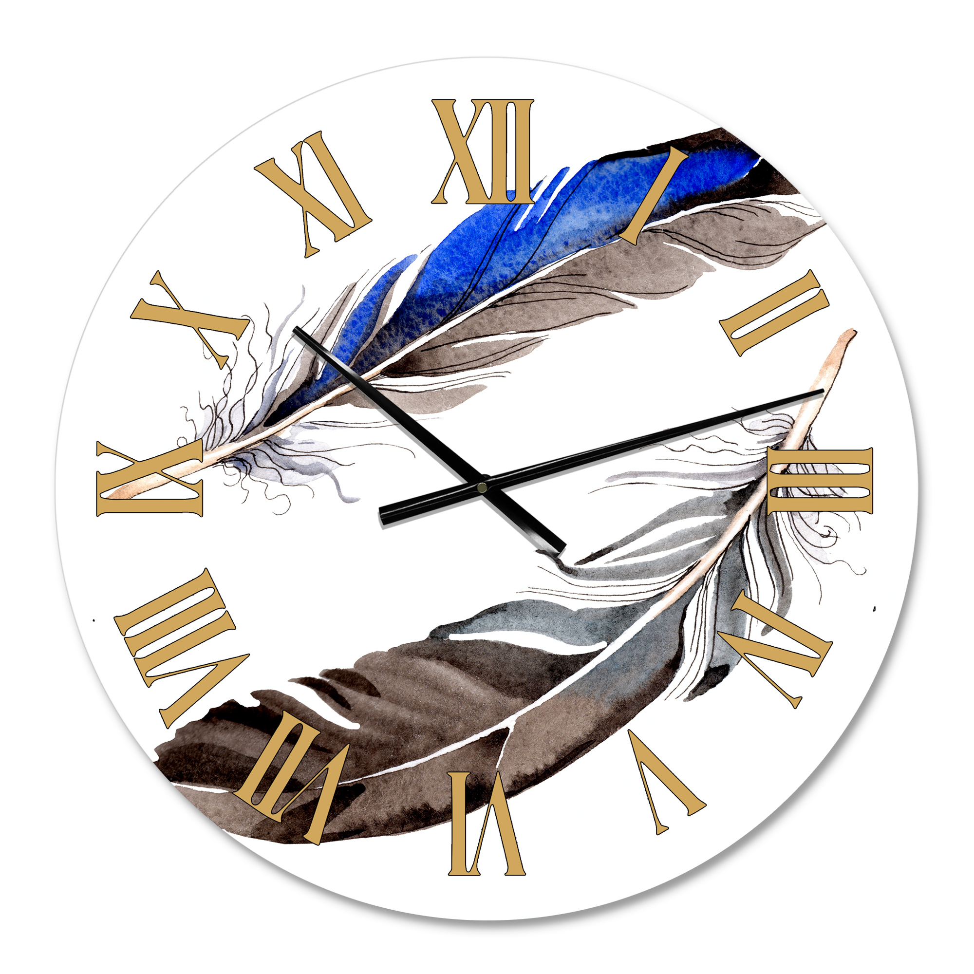 Designart 1 in Bohemian Wall Clock