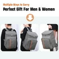 thumbnail image 5 of AUXDIQ 18L Cooler Backpack Insulated Picnic Lunch Backpack with Hard Liner Cool Bag Rucksack for Outdoor Activities Grey, 5 of 6