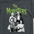 thumbnail image 3 of The Munsters - Munsters Bw Family Portrait- Men's Short Sleeve T-Shirt, 3 of 5