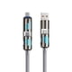 thumbnail image 1 of Cargador 4 en 1 Cargador USB 4 en 1 con carga rápida USB C con micro USB Max 240 W 240 Cable cargador con luz parpadeante, 1 of 3