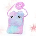 thumbnail image 3 of Plush Messenger Bag Unicorn Crossbody Bag Kawaii Purse Cellphone Shoulder Bags for Girls Women, 3 of 4
