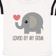 thumbnail image 3 of Inktastic Loved by My Gram Grandchild Gift Baby Boy or Baby Girl Bodysuit, 3 of 4