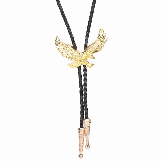 Colr de de Bol hombre, diseño de águi occidental americana, gargantil de de Bol camisa de hombre Oro Soledad Corbata Eagle Bolo