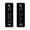 Black / Silver, variant on Signs ByLITA Vertical Push and Pull Door Signs (Coffee Pouring) Door Sign (Blue) - Large