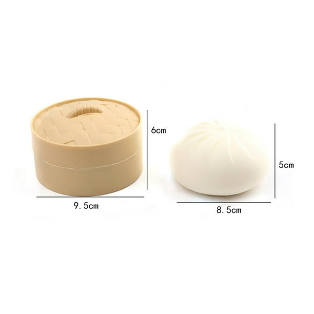 Bollos de simulación, bollo relleno al vapor de simulación, bollos al vapor de descompresión, juguete de descompresión de simulación, diseño aerodinámico