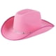 thumbnail image 1 of Sombrero de vaquero con tachuelas de fieltro rosa, decoración de estilo occidental, 1 of 1