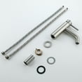thumbnail image 4 of Single Hole Bathroom Sink Faucet, Lever Handle Solid Brass Basin Faucet, 4 of 5