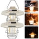 thumbnail image 5 of 2 luces LED de camping, regulable, retro, con gancho para equipo de exterior (blanca), 5 of 8
