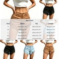 thumbnail image 3 of TEAJOPSUU Womens Retro Western Shorts High Button Waist Fringe Faux Suede Summer Shorts with Pockets Sky Blue, 3 of 5