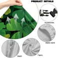thumbnail image 6 of Xoenoiee Shamrock Pattern Gaming Chair Cover St. Patrick's Day Decor Stretchable Computer Chair Cover for Armchair, Swivel Chairs, Computer Boss Chair, Removable Chair Slipcovers with Armrest Cover, 6 of 7
