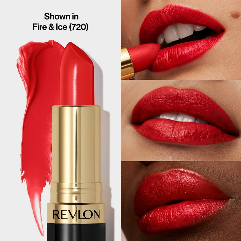 Revlon Super Lustrous Moisturizing Cream Lipstick with Vitamin E, 720 Fire  and Ice