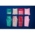 thumbnail image 4 of Jaclyn Women's Print Holiday Sleep Tee and Jogger Pants Pajama Set, 2-Piece, Size S-3X, 4 of 5