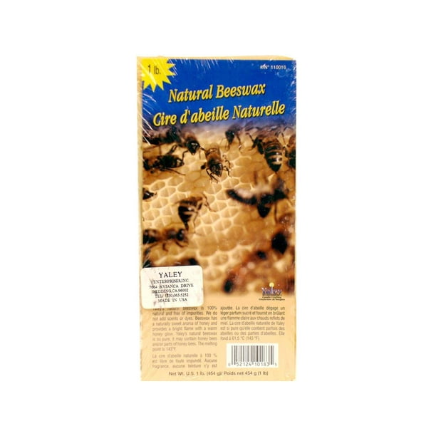 Beeswax 1 Pound Block, Natural