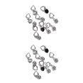 thumbnail image 3 of kurtrusly 10 Bronze Zip Pullers/ for Zipper Pull Sliders Head Repair Kit Durable and Stylish Type 2 2Set, 3 of 6