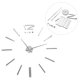 thumbnail image 4 of Reloj de pared autoadhesivo Jadeshay 3D Oro Plata 31,5 x 39,5 cm, 4 of 8