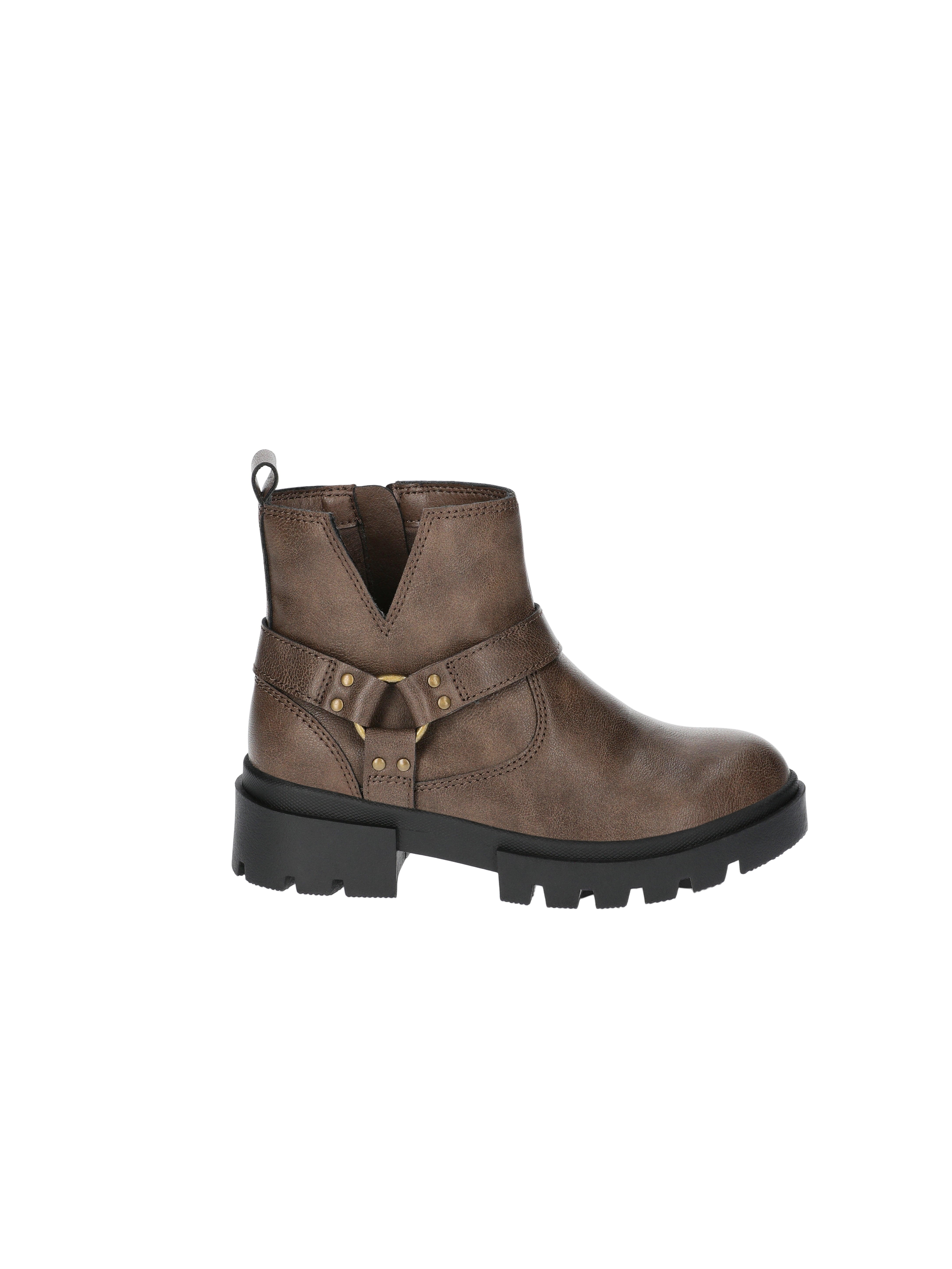 Justice Little and Big Girls' Faux Leather Moto Boots